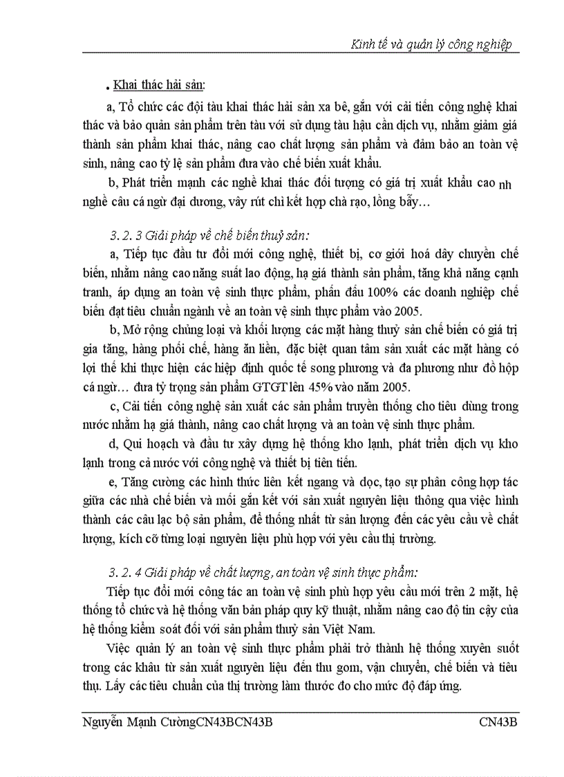 image for page Nâng cao sức cạnh tranh của hàng thuỷ sản Việt Nam trong bối cảnh hội nhập kinh tế quốc tế