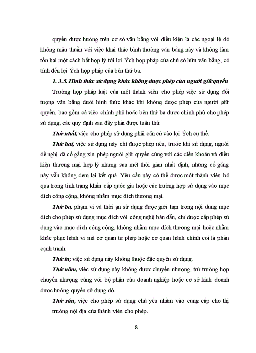 image for page Hiệp định về các khía cạnh liên quan đến thương mại của quyền sở hữu trí tuệ (TRIPS) của WTO và vấn đề bảo hộ bằng sáng chế