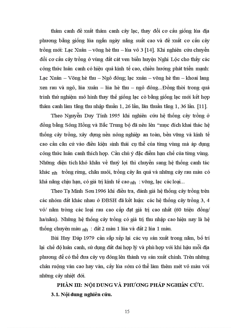 image for page Nghiên cứu một số giải pháp góp phần chuyển dịch cây trồng trên cơ sở nâng cao hiệu quả sử dụng đất tại xã Thạch Long – Thạch Hà - Hà Tĩnh