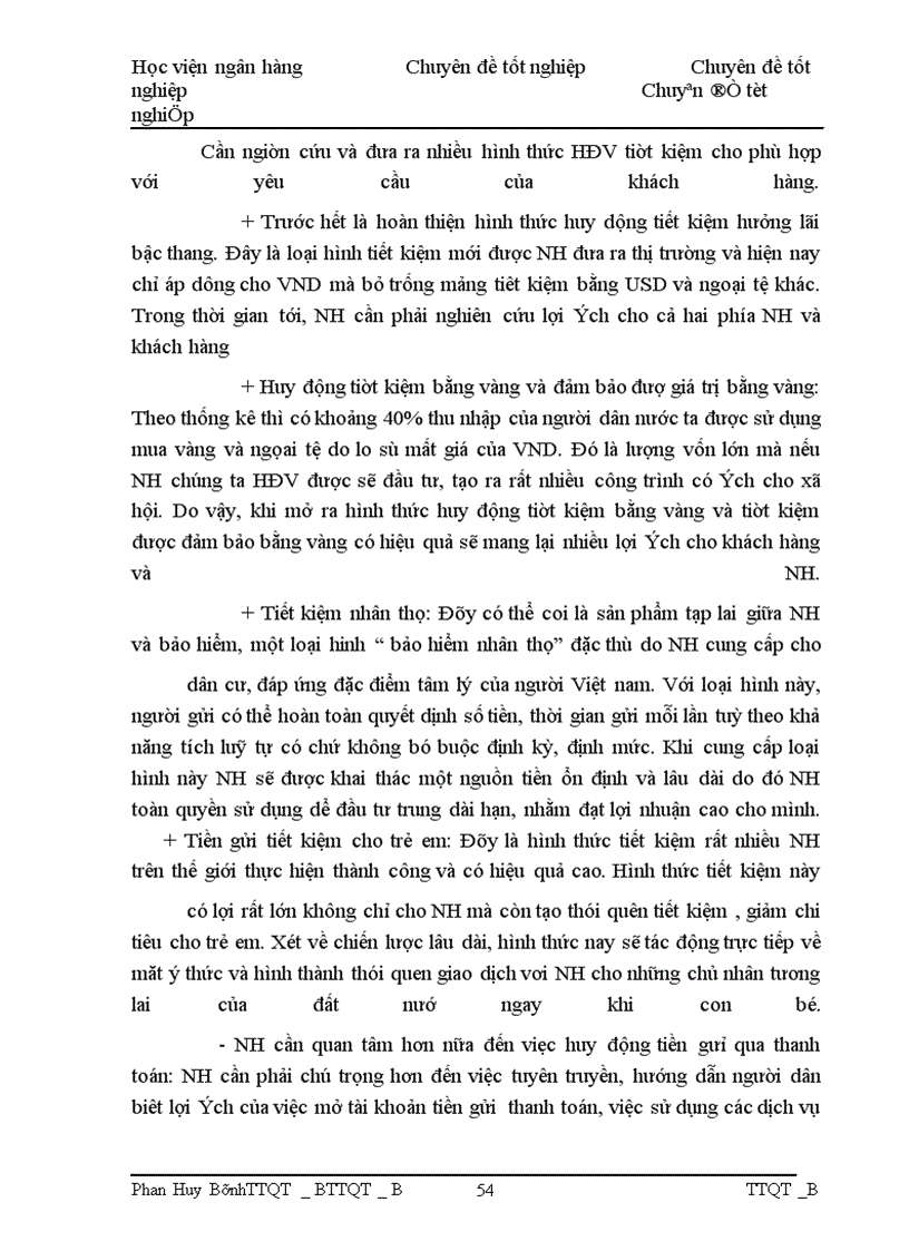 image for page Giải pháp nhằm tăng cường HĐV tại NHĐT&PT chi nhánh Quang Trung