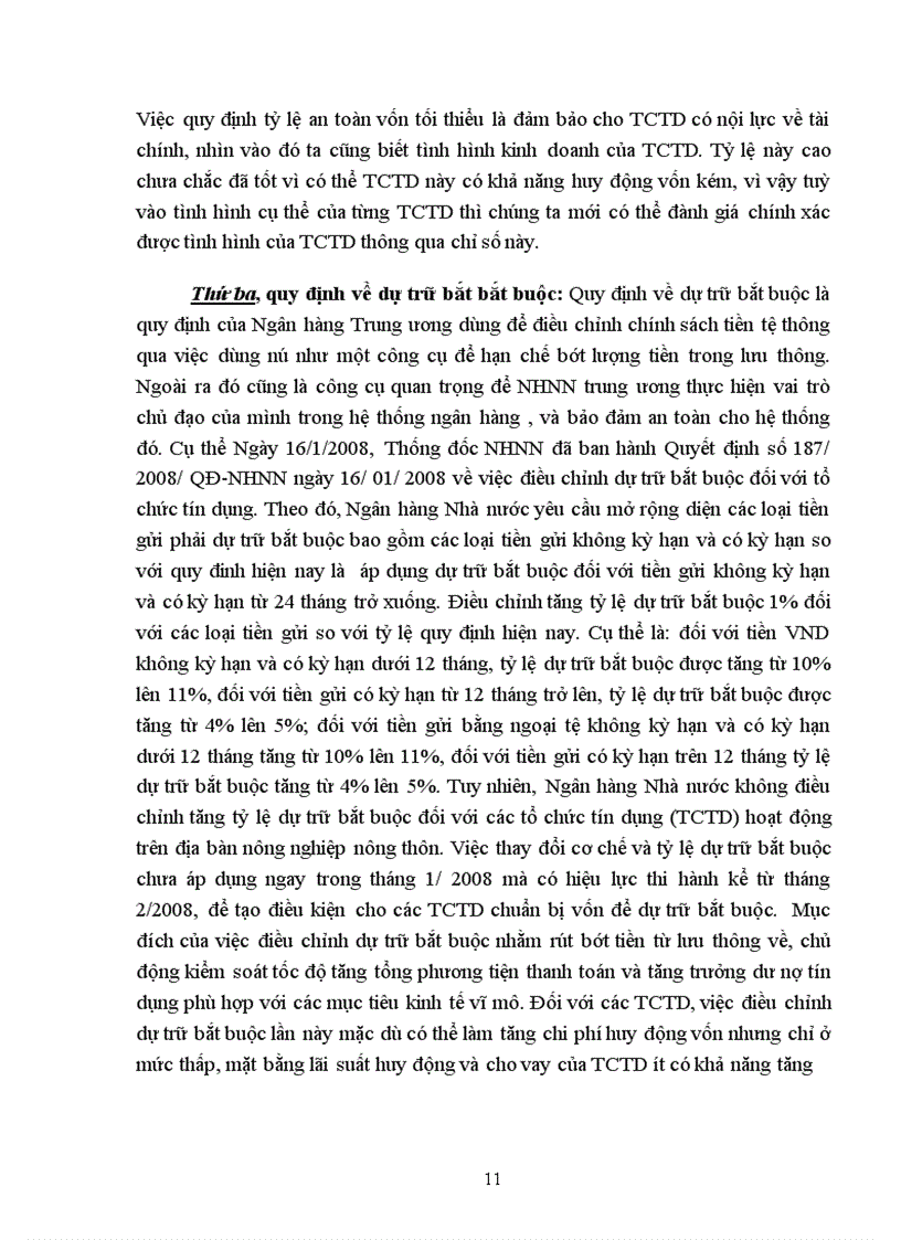 image for page Quy định về đảm bảo an toàn trong hoạt động huy động vốn của các TCTD