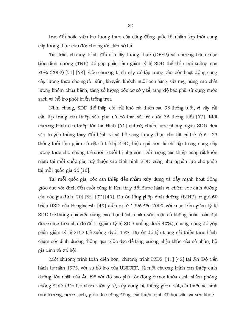 image for page Tổng quan thực trạng SDD trẻ dưới 5 tuổi tại các nước đang phát triển và Việt Nam