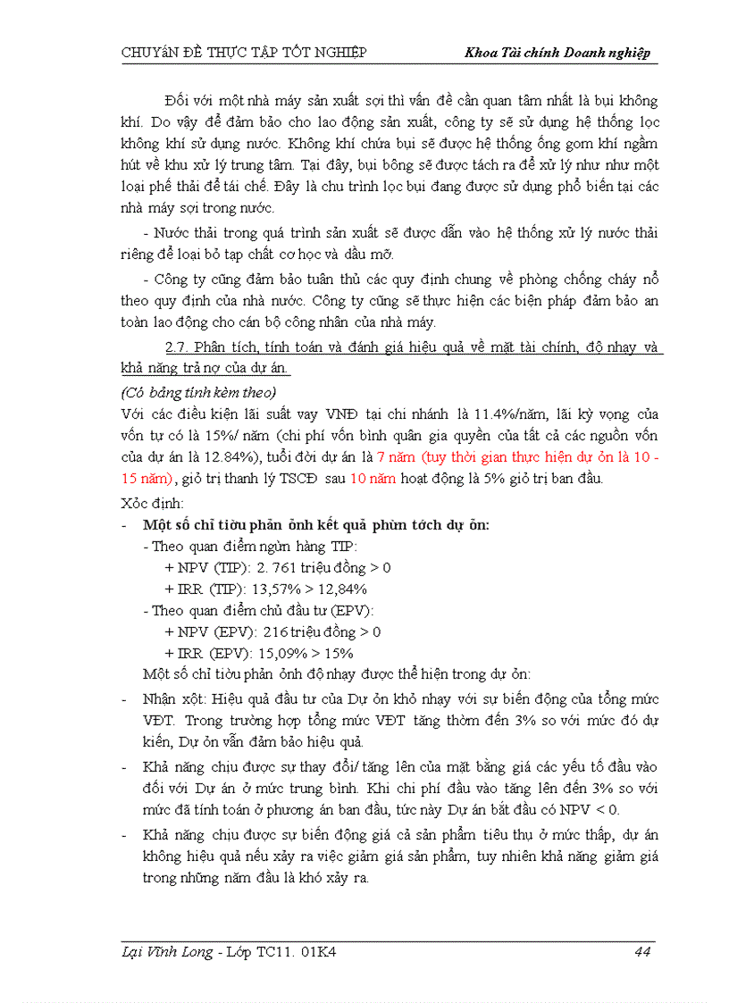 image for page Thẩm định cho vay Dự án đầu tư xây dựng nhà máy kéo sợi pha bông chãi kỹ của Công ty CP Đại Cường tại Ngân hàng Đầu từ & Phát triển Bắc Hà Nội