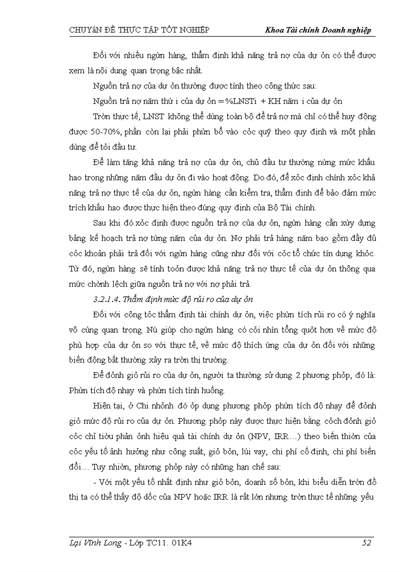 image for page Thẩm định cho vay Dự án đầu tư xây dựng nhà máy kéo sợi pha bông chãi kỹ của Công ty CP Đại Cường tại Ngân hàng Đầu từ & Phát triển Bắc Hà Nội