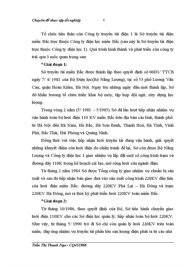 image for page Nâng cao hiệu quả kinh tế trong truyền tải điện năng ở công ty Truyền tải điện 1