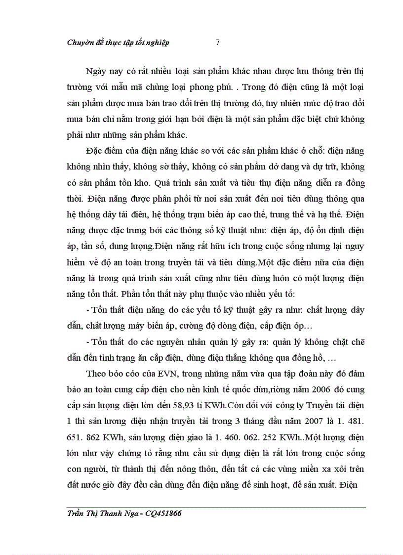 image for page Nâng cao hiệu quả kinh tế trong truyền tải điện năng ở công ty Truyền tải điện 1