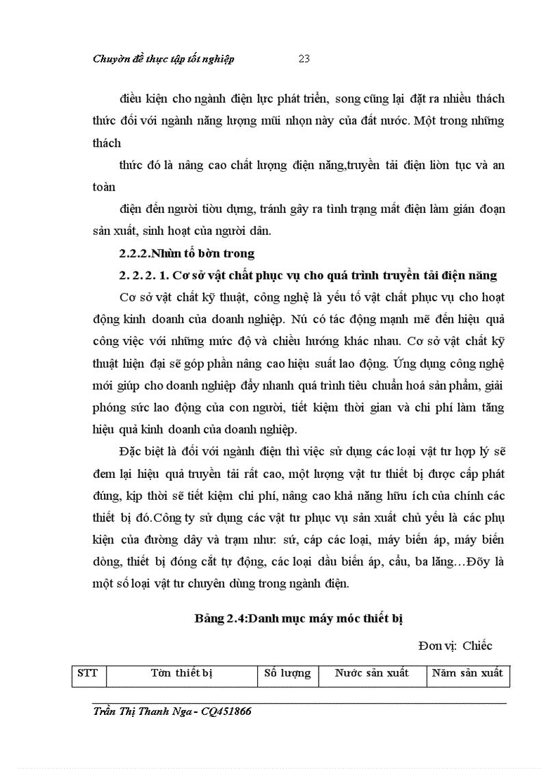 image for page Nâng cao hiệu quả kinh tế trong truyền tải điện năng ở công ty Truyền tải điện 1