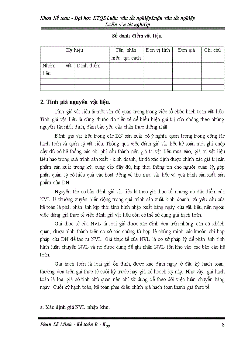 image for page Hạch toán nguyên vật liệu tại công ty giầy Thượng đình -Hà Nội
