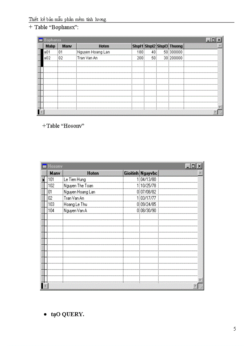 image for page Thiết kế bản mẫu phần mềm tính lương