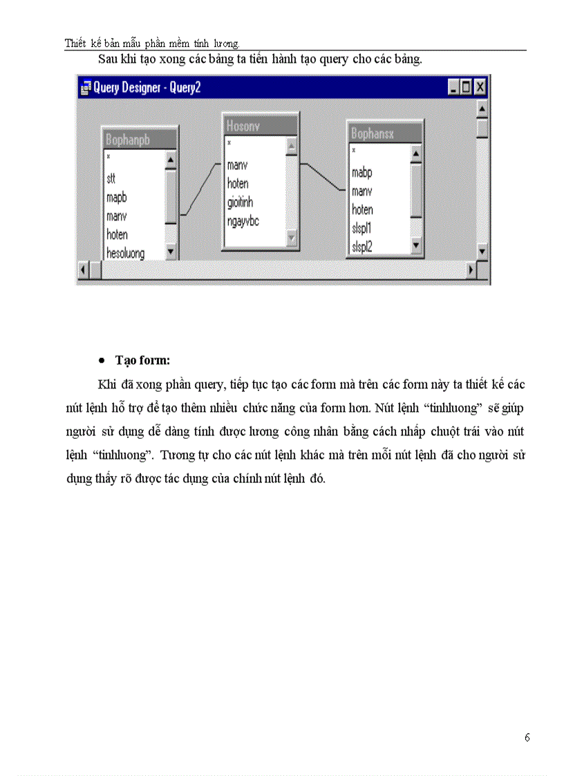 image for page Thiết kế bản mẫu phần mềm tính lương