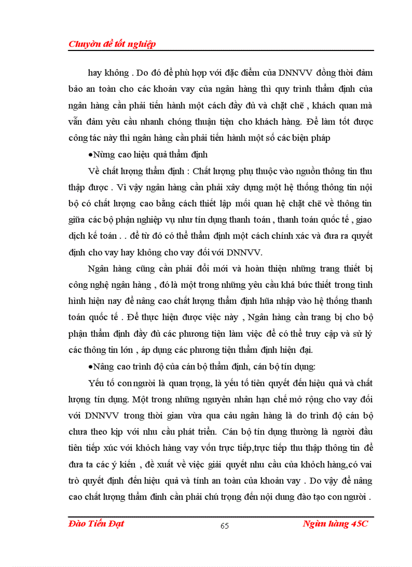 image for page GiảI pháp mở rộng cho vay đối với doanh nghiệp vừa và nhỏ tại Ngân hàng nông Nghiệp và phát triển nông thôn Hà Tây