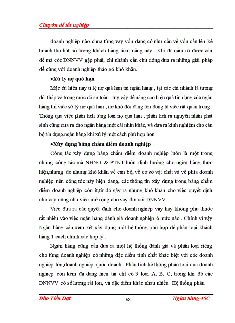 image for page GiảI pháp mở rộng cho vay đối với doanh nghiệp vừa và nhỏ tại Ngân hàng nông Nghiệp và phát triển nông thôn Hà Tây