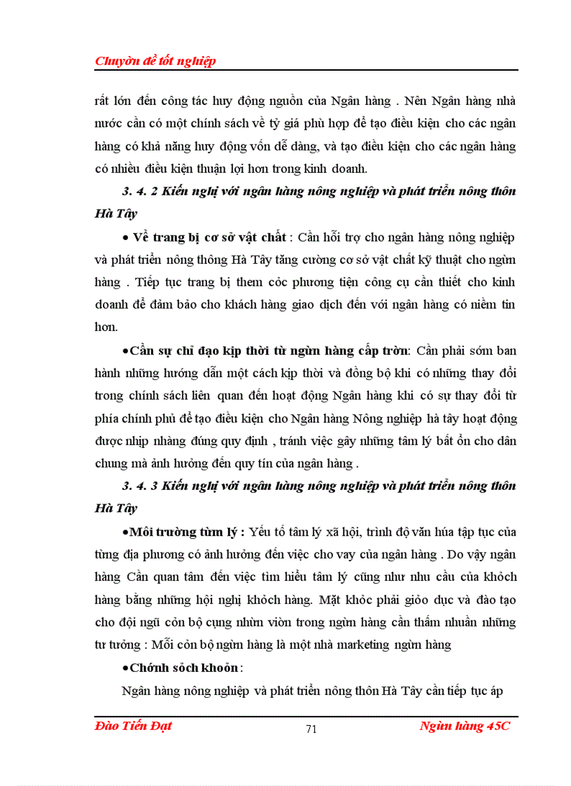 image for page GiảI pháp mở rộng cho vay đối với doanh nghiệp vừa và nhỏ tại Ngân hàng nông Nghiệp và phát triển nông thôn Hà Tây