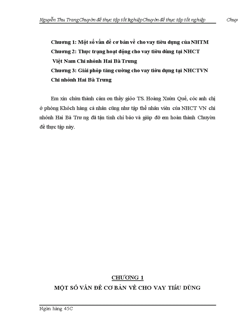 image for page Giải pháp tăng cường cho vay tiêu dùng tại NHCT VN chi nhánh Hai Bà Trưng