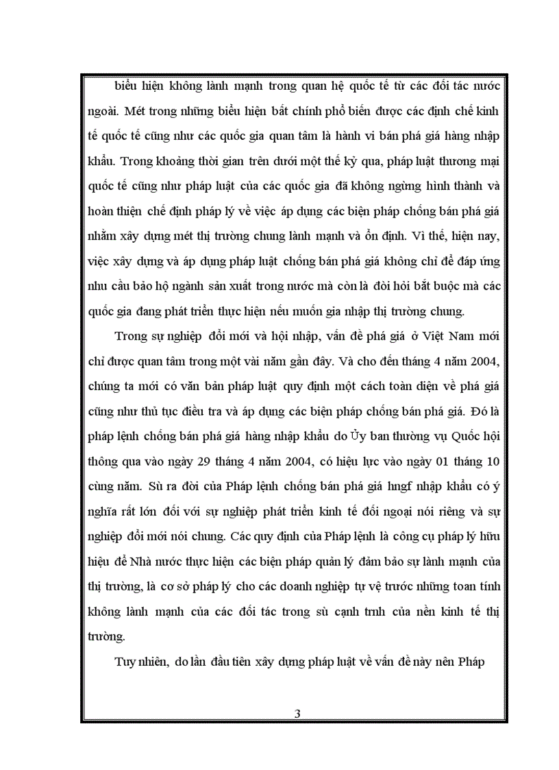 image for page Pháp luật chống bán phá giá hàng nhập khẩu tại Việt Nam Thực trạng và giải pháp