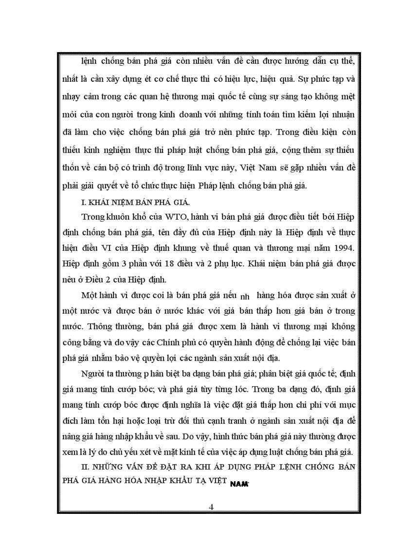 image for page Pháp luật chống bán phá giá hàng nhập khẩu tại Việt Nam Thực trạng và giải pháp