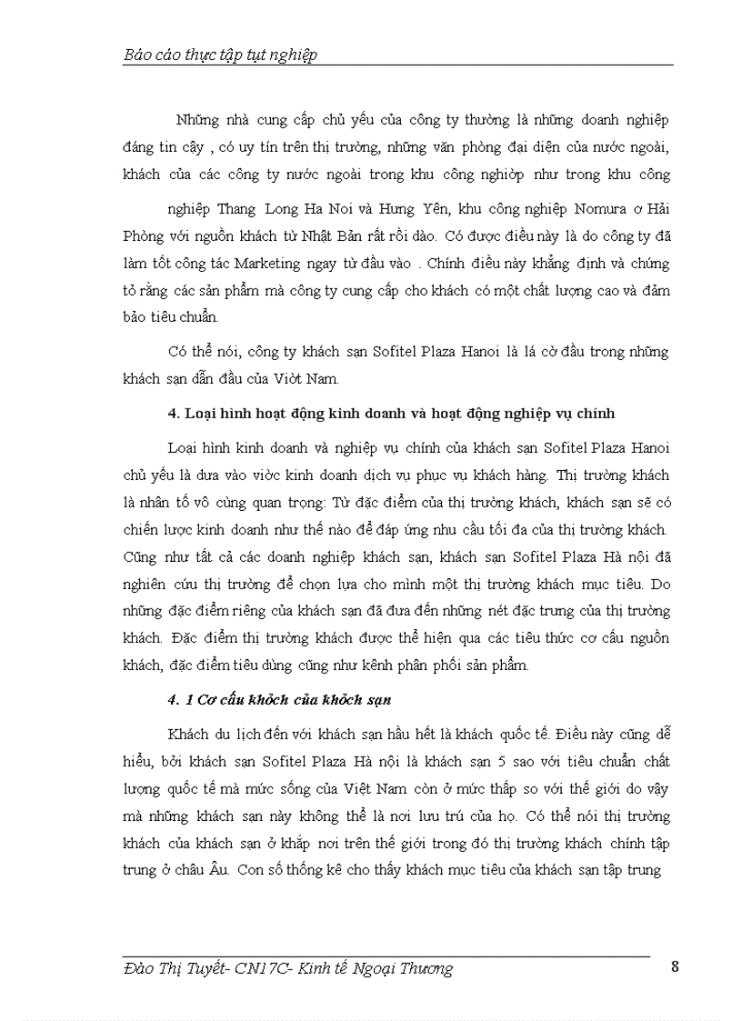 image for page Thực trạng kinh doanh lưu trú của khách sạn Sofitel Plaza Hanoi