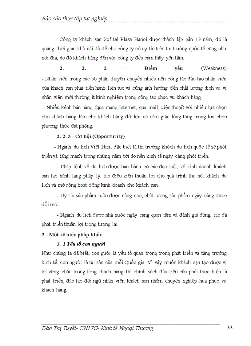 image for page Thực trạng kinh doanh lưu trú của khách sạn Sofitel Plaza Hanoi