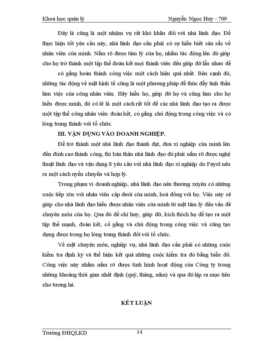 image for page Phân tích mối quan hệ giữa lãnh đạo và quản lý, và 8 yêu cầu đặt ra đối với nhà lãnh đạo xí nghiệp do Fayol