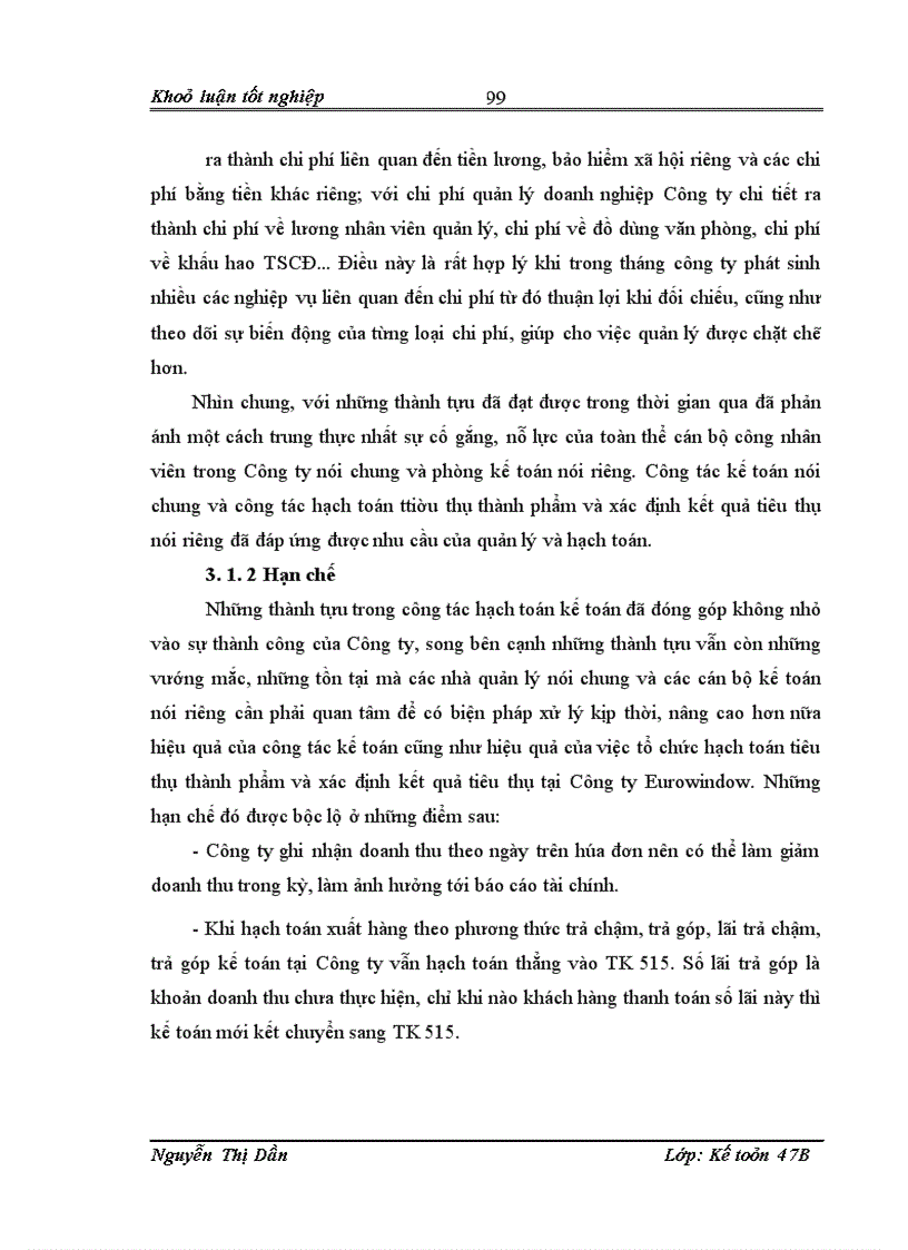 image for page Hoàn thiện hạch toán tiêu thụ thành phẩm và xác định kết quả tiêu thụ tại Công ty cổ phần Cửa sổ nhựa Châu Âu – Eurowindow