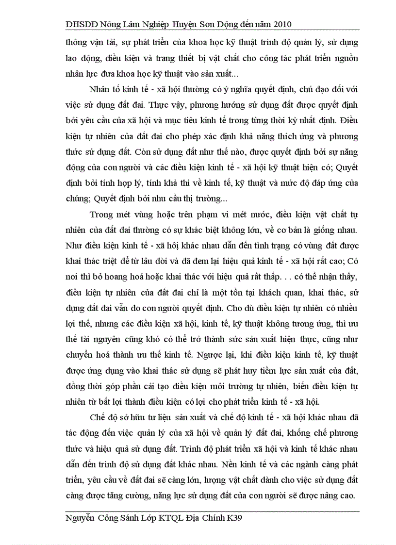 image for page Sử dụng đất đai Nông-Lâm nghiệp của huyện Sơn Động-Bắc Giang