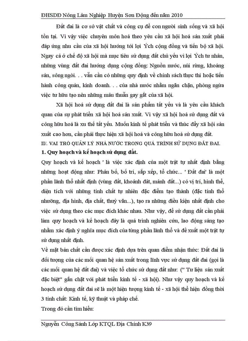 image for page Sử dụng đất đai Nông-Lâm nghiệp của huyện Sơn Động-Bắc Giang