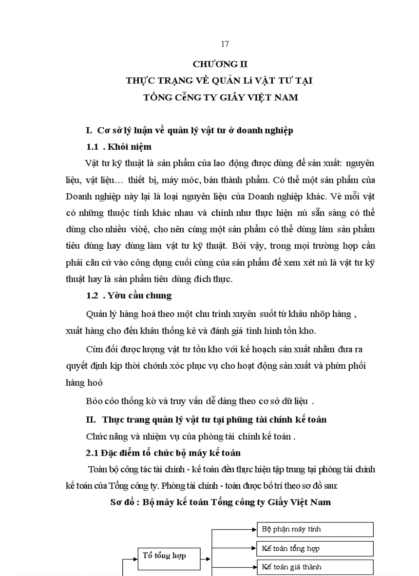 image for page Phân tích, thiết kế, xây dựng phần mềm quản lý vật tư tại phòng Kế Toán Tài Chính