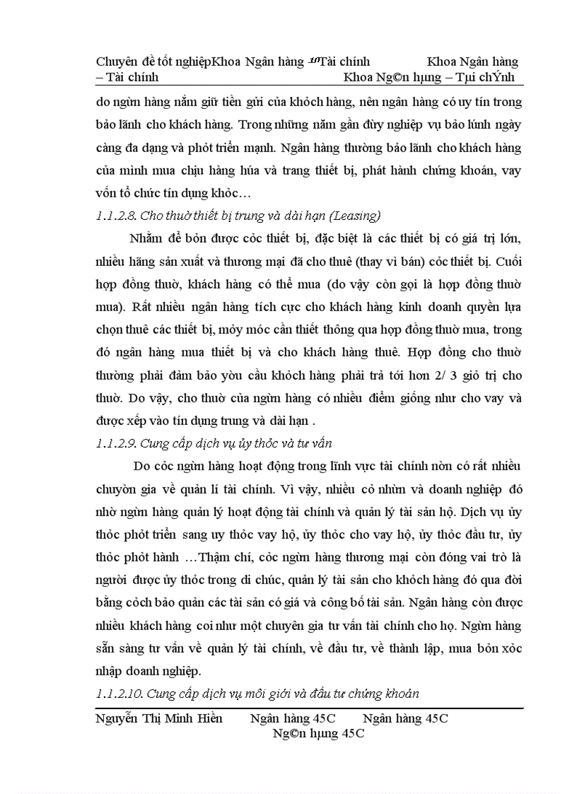 image for page Hoàn thiện dịch vụ bảo lãnh tại chi nhánh NHĐT&PT Nam Hà Nội