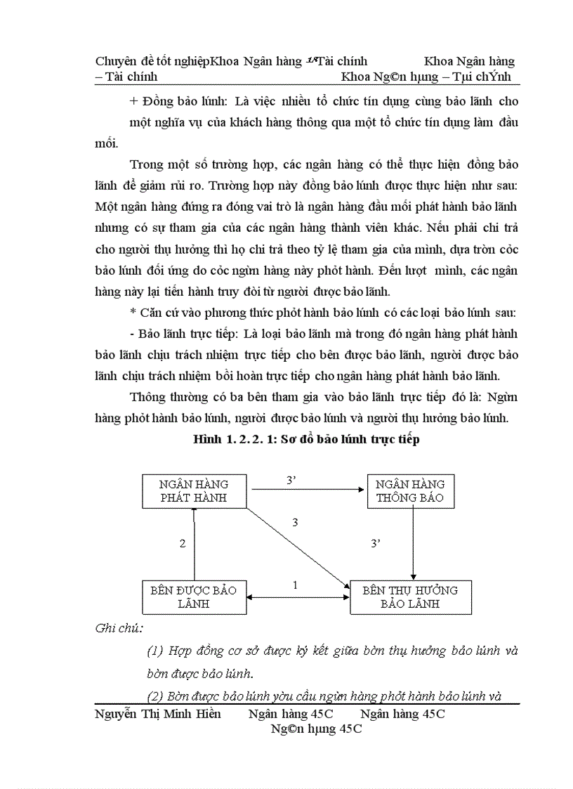 image for page Hoàn thiện dịch vụ bảo lãnh tại chi nhánh NHĐT&PT Nam Hà Nội