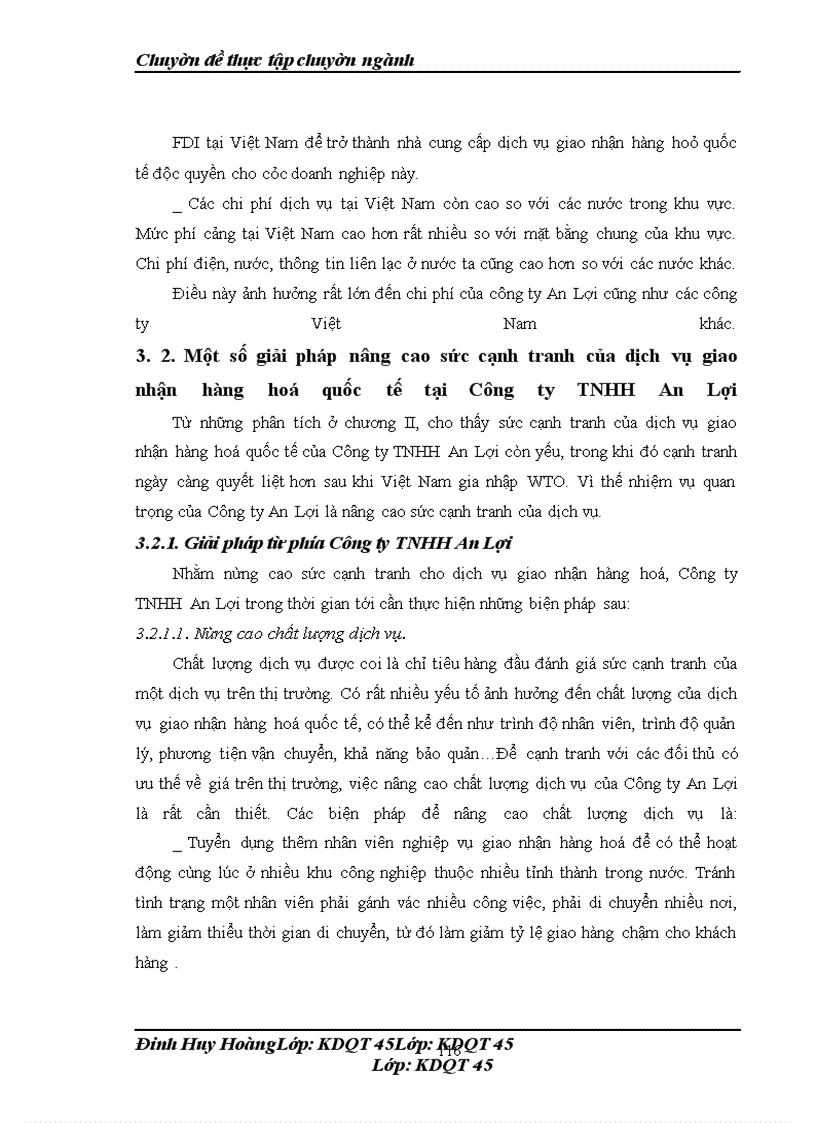 image for page Phát hiện các nguyên nhân làm hạn chế sức cạnh tranh của dịch vụ giao nhận hàng hoá quốc tế tại Công ty TNHH An Lợi và đề xuất các giải pháp giải quyết nhằm tăng sức cạnh tranh của dịch vụ này tại Công ty An Lợi