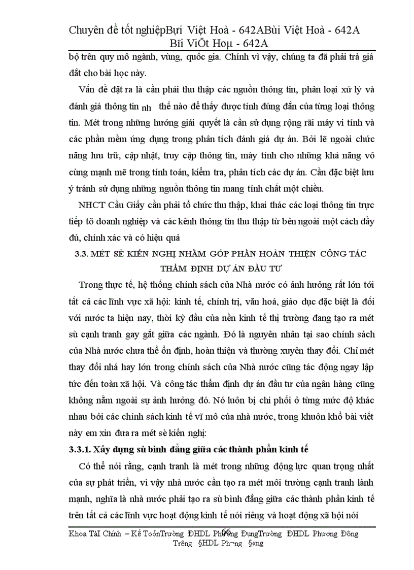 image for page Nâng cao chất lượng thẩm định dự án đầu tư tại Ngân hàng Công thương Cầu Giấy