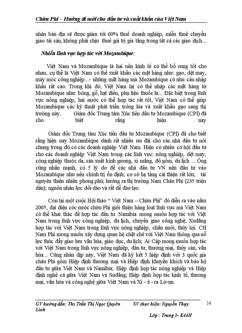 image for page Châu Phi – Hướng đi mới cho đầu tư và xuất khẩu của Việt Nam