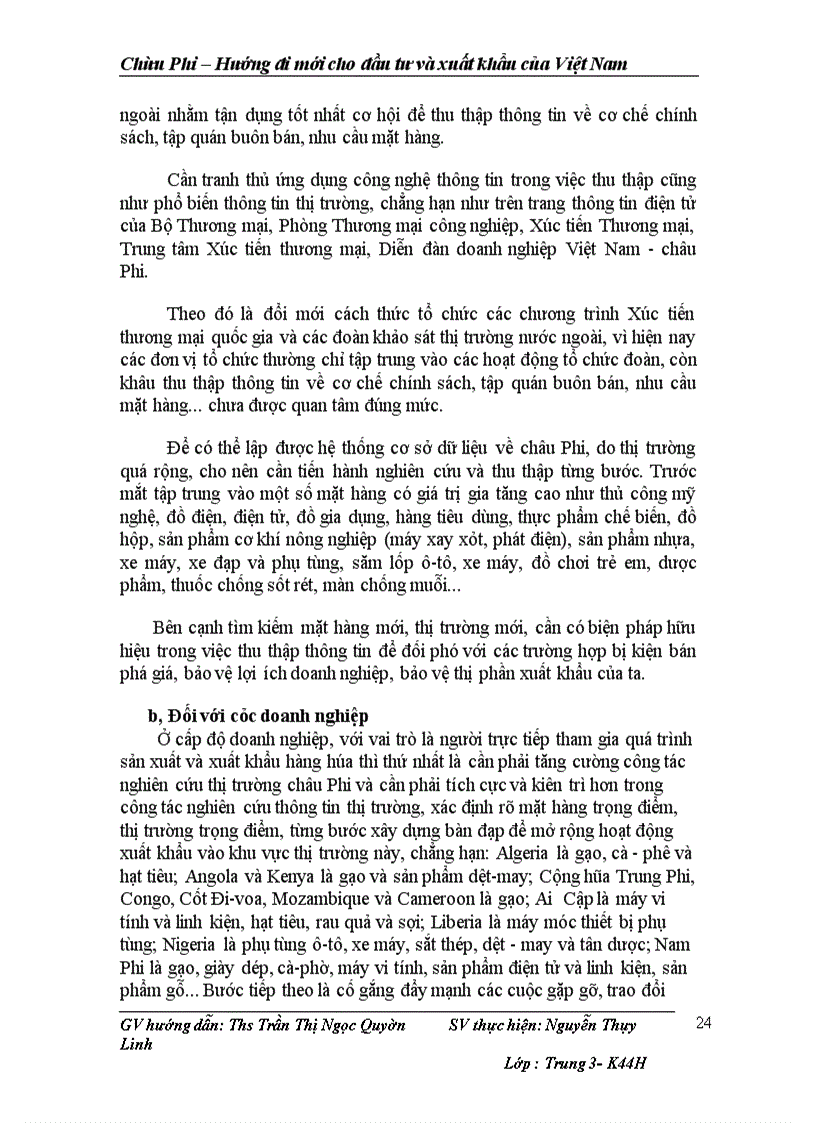 image for page Châu Phi – Hướng đi mới cho đầu tư và xuất khẩu của Việt Nam