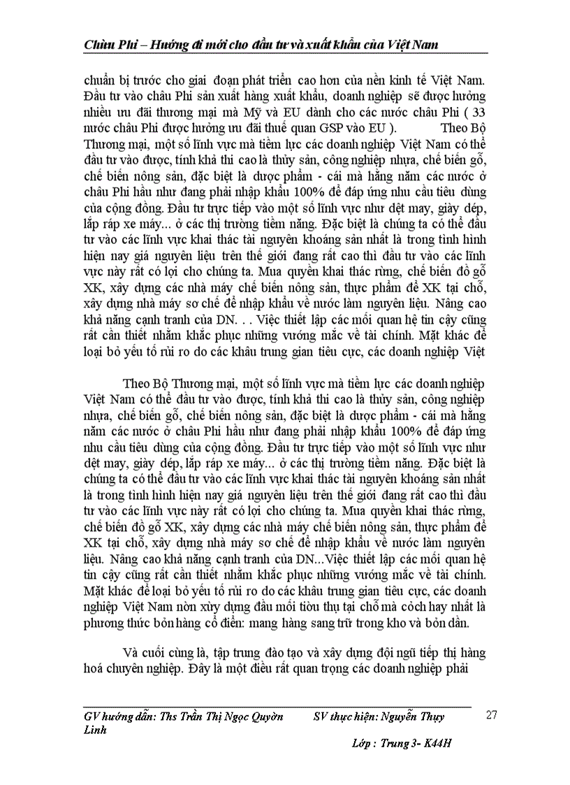 image for page Châu Phi – Hướng đi mới cho đầu tư và xuất khẩu của Việt Nam