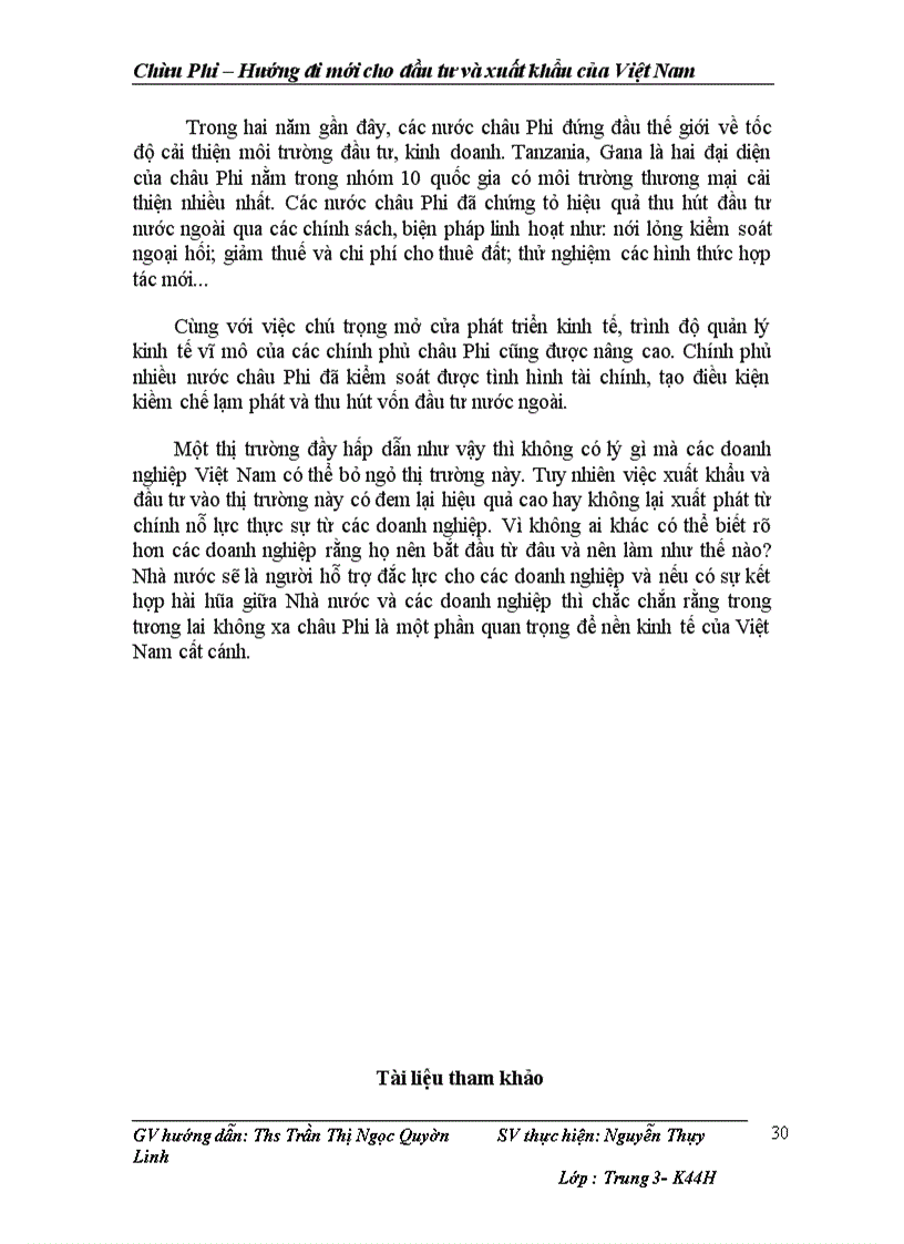 image for page Châu Phi – Hướng đi mới cho đầu tư và xuất khẩu của Việt Nam