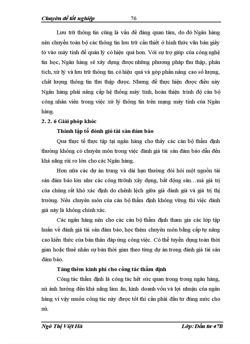 image for page Thực trạng và giải pháp nâng cao chất lượng thẩm định dự án vay vốn trung và dài hạn tại Ngân hàng Nông nghiệp và Phát triển Nông thôn Chi nhánh Nam Hà Nội