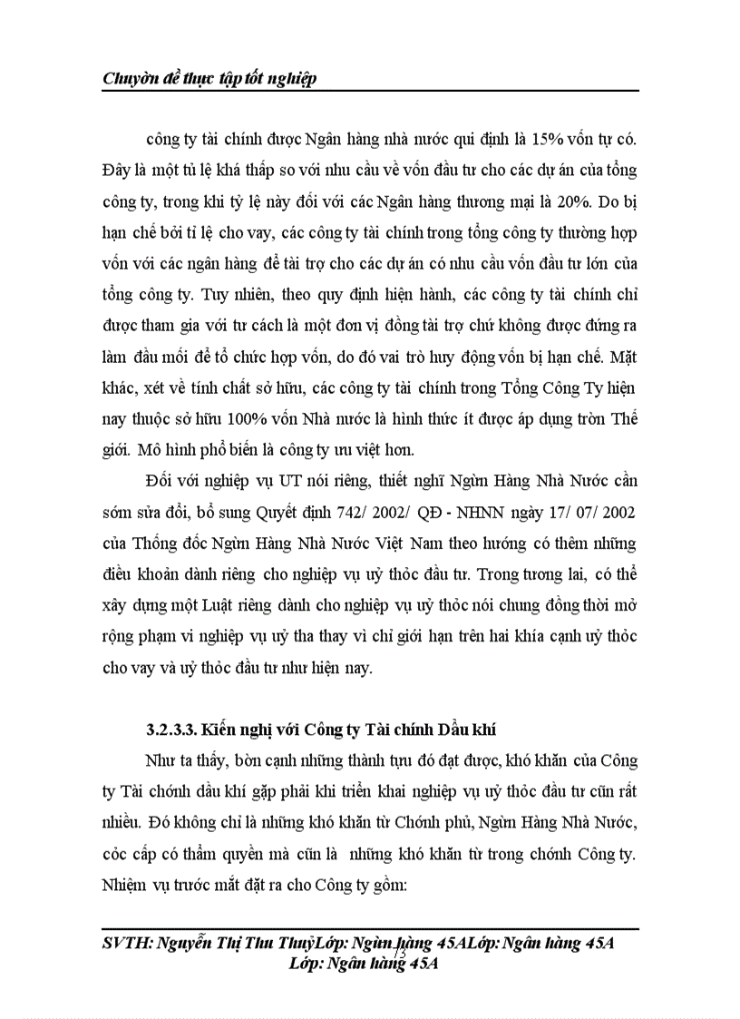 image for page Giải pháp mở rộng và nâng cao nghiệp vụ uỷ thác đầu tư tại Công ty Tài chính dầu khí