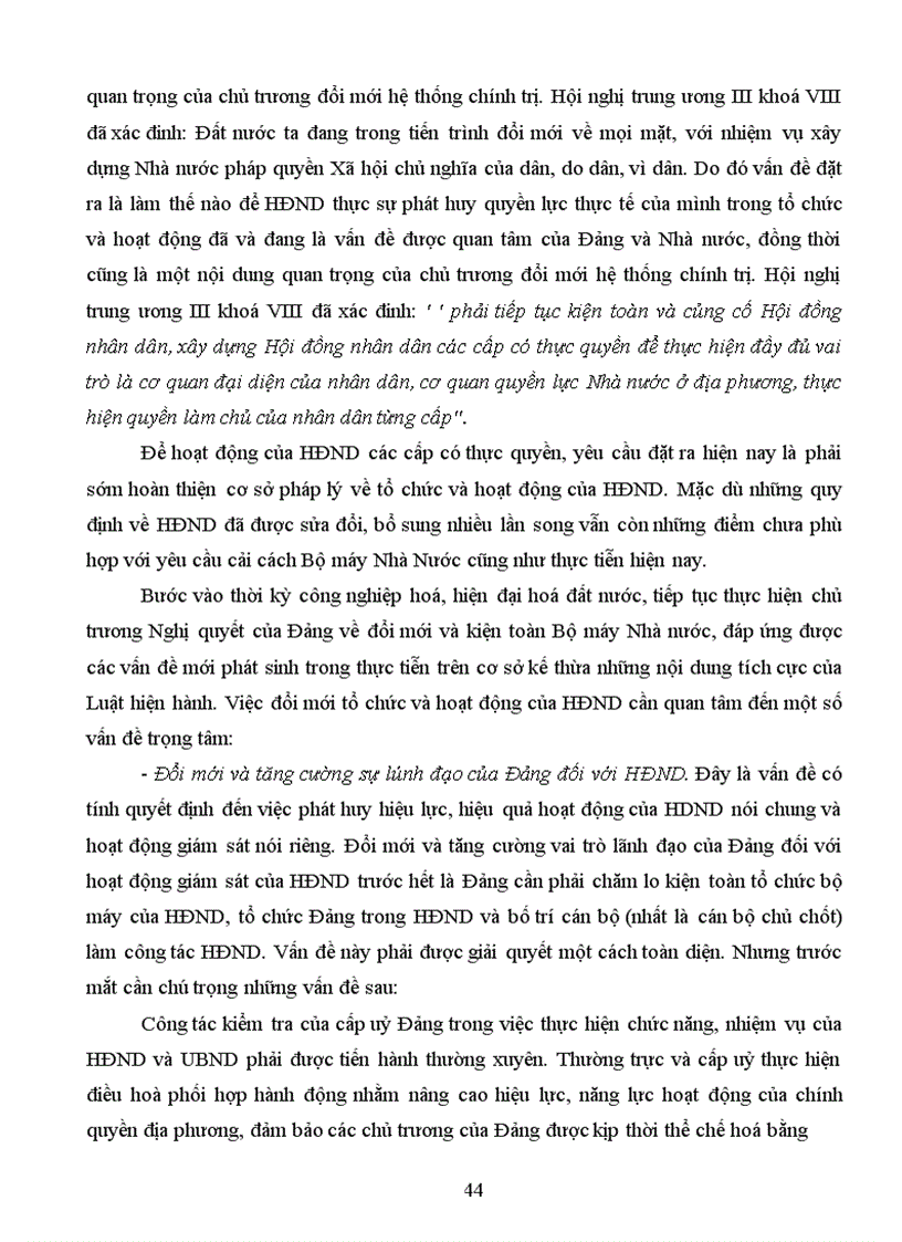 image for page Hoạt động giám sát của Hội đồng nhân dân các cấp-Thực trạng và một số giải pháp