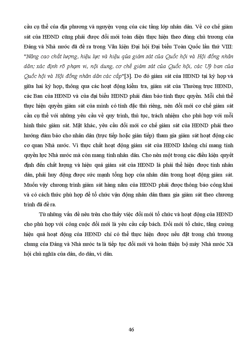image for page Hoạt động giám sát của Hội đồng nhân dân các cấp-Thực trạng và một số giải pháp