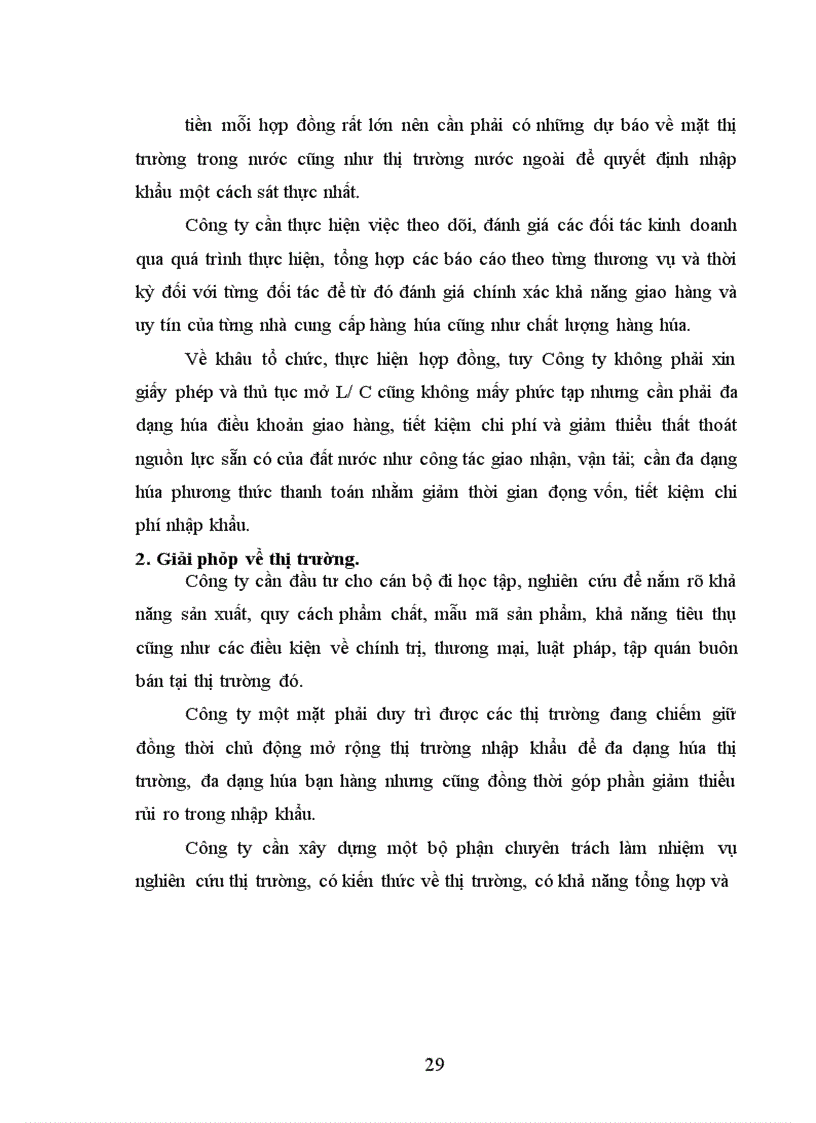 image for page Các giải pháp nhằm điều chỉnh hoạt động nhập khẩu của công ty