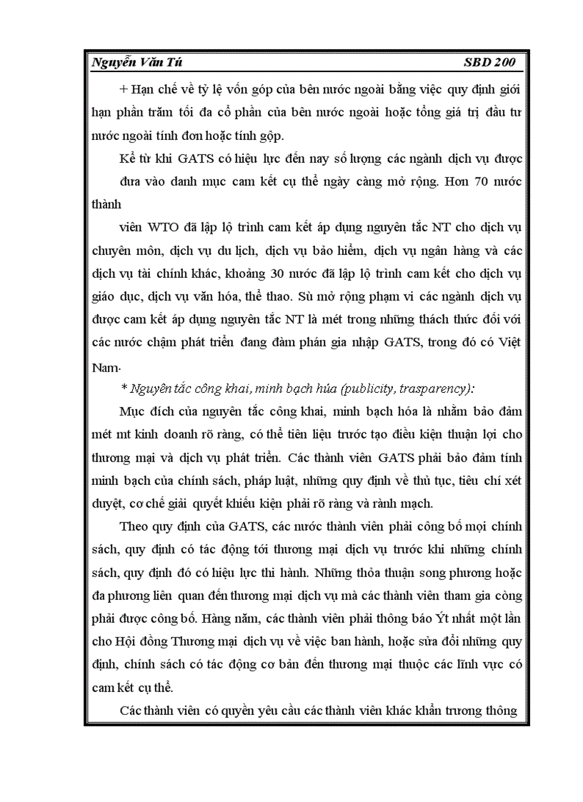 image for page Hiệp định của tổ chức thương mại thế giới về thương mại dịch vụ của WTO và những thách thức trong lĩnh vực dịch vụ khi Việt Nam gia nhập WTO