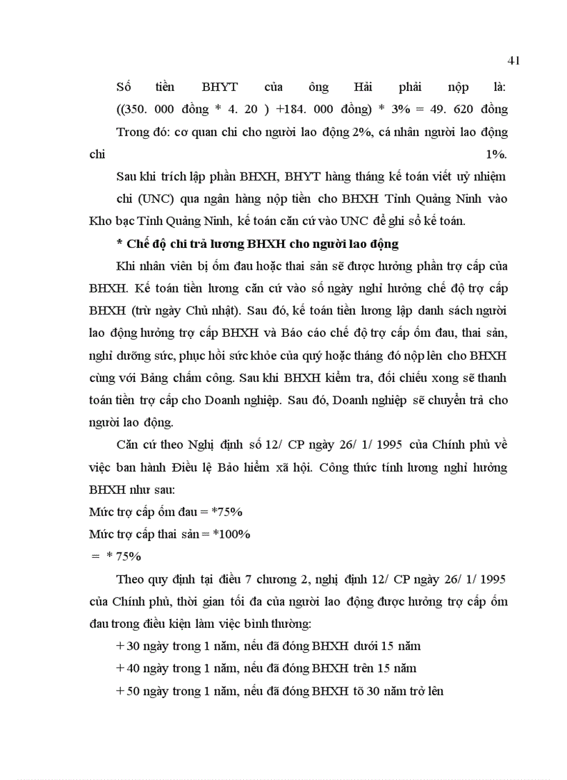 image for page Kế toán tiền lương và các khoản trích theo lương ở Điện lực Quảng Ninh