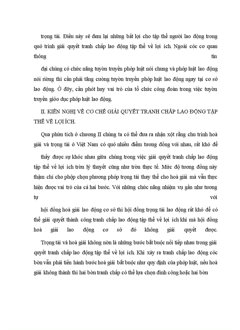 image for page Tranh chấp và giải quyết tranh chấp lao động tập thể về lợi ích