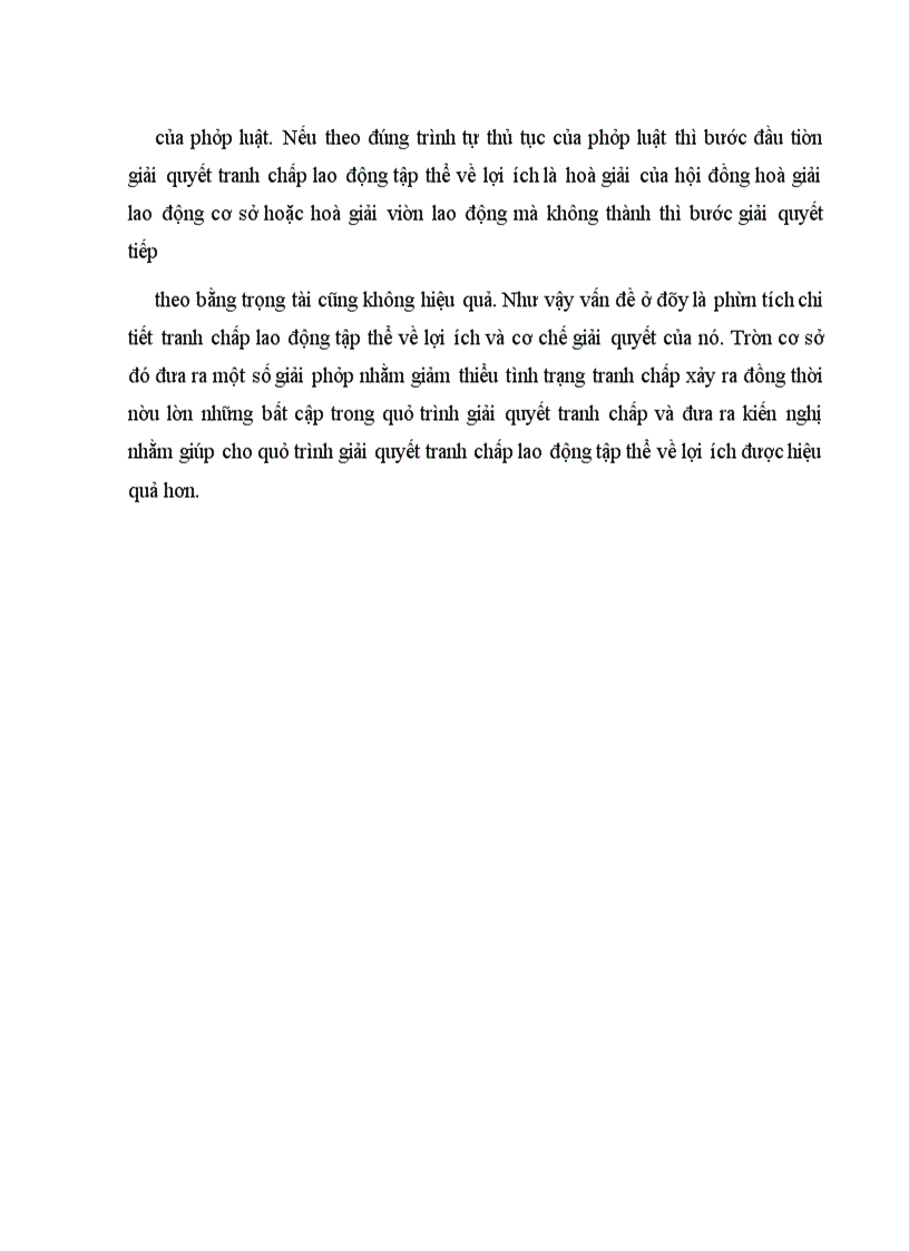 image for page Tranh chấp và giải quyết tranh chấp lao động tập thể về lợi ích