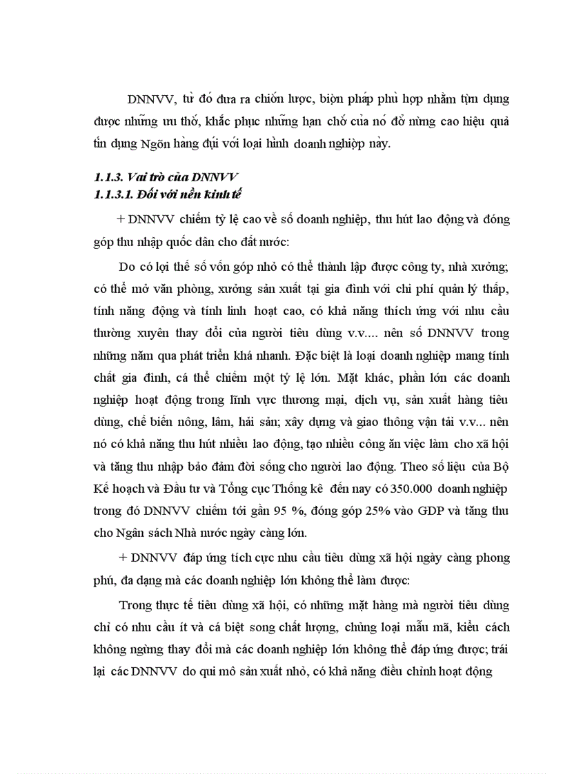 image for page Nâng cao hiệu quả tín dụng đối với DNNVV tại MSB Đống Đa