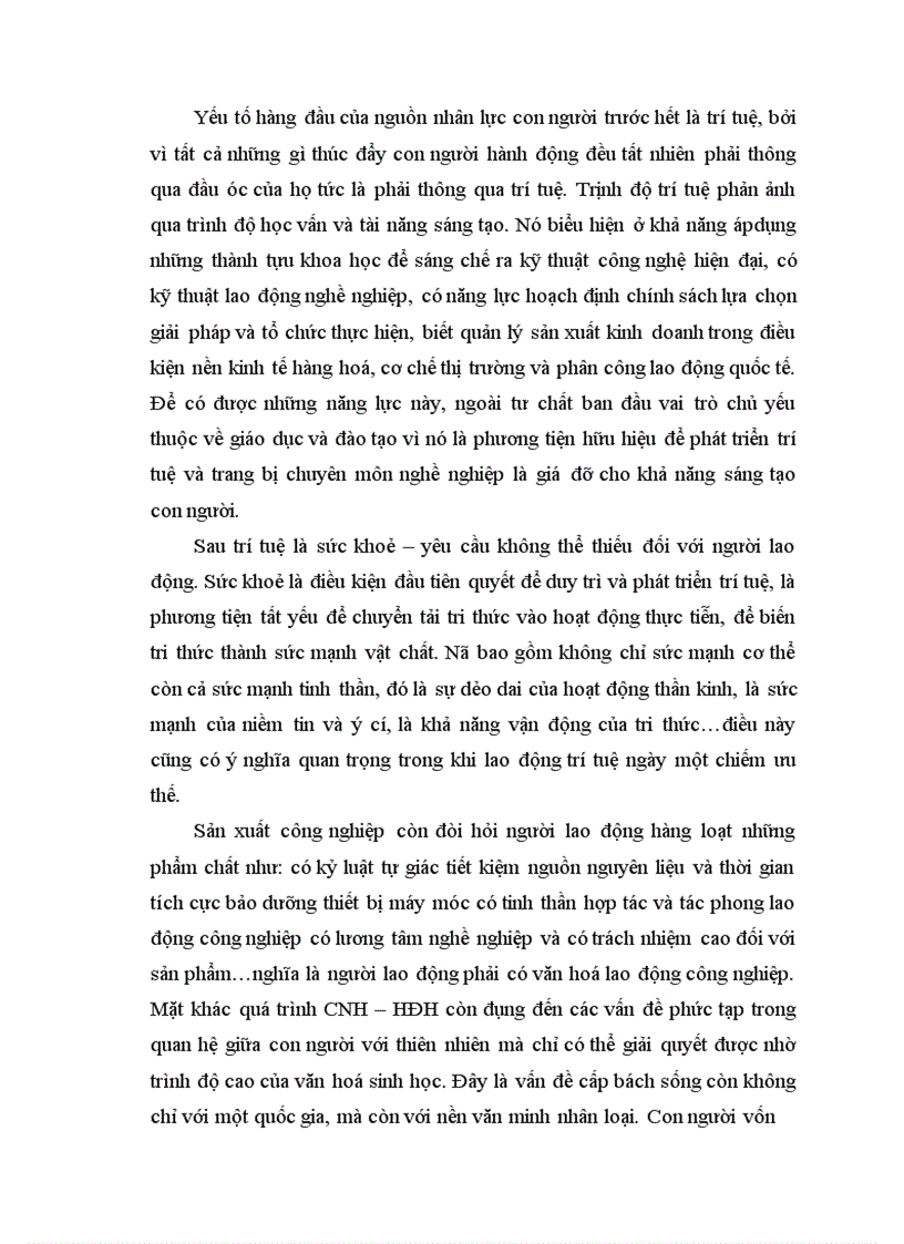 image for page Nguồn lực con người trong sự nghiệp CNH – HĐH ở nước ta.