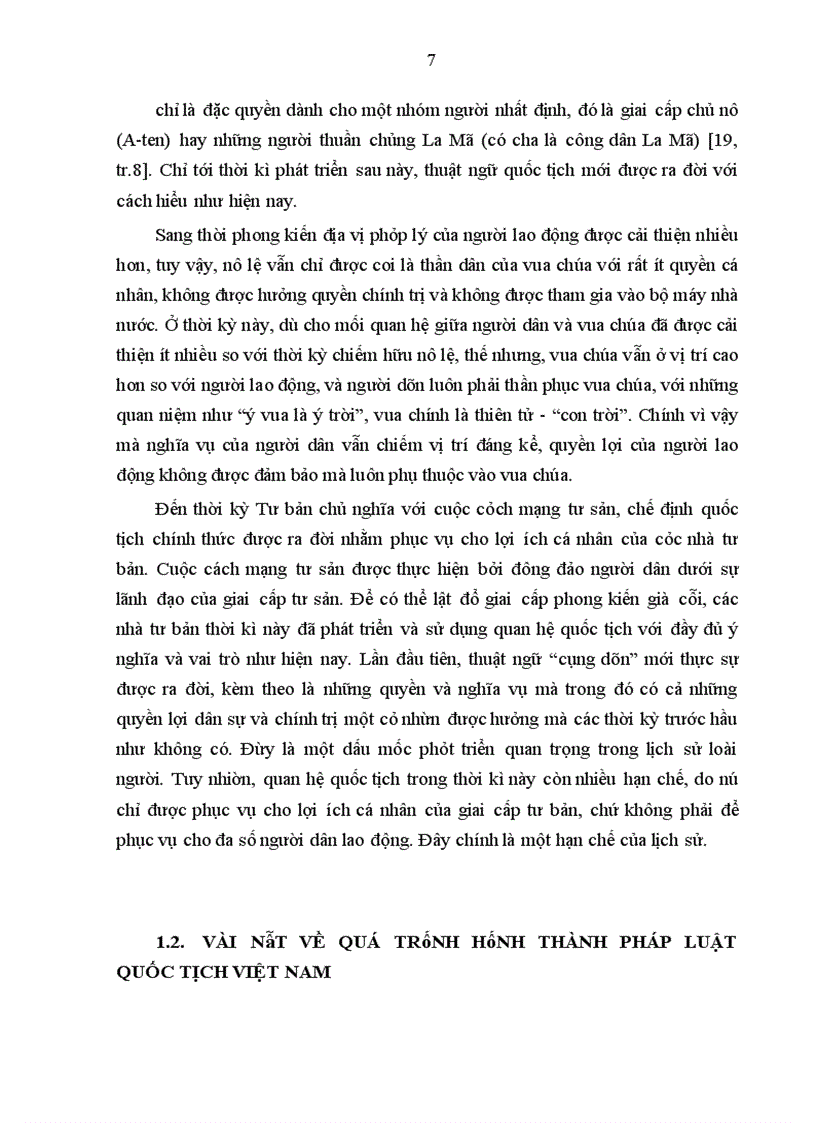 image for page Sự phát triển của pháp luật quốc tịch Việt Nam qua các thời kì