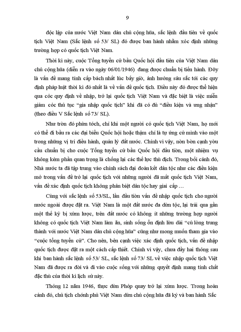 image for page Sự phát triển của pháp luật quốc tịch Việt Nam qua các thời kì
