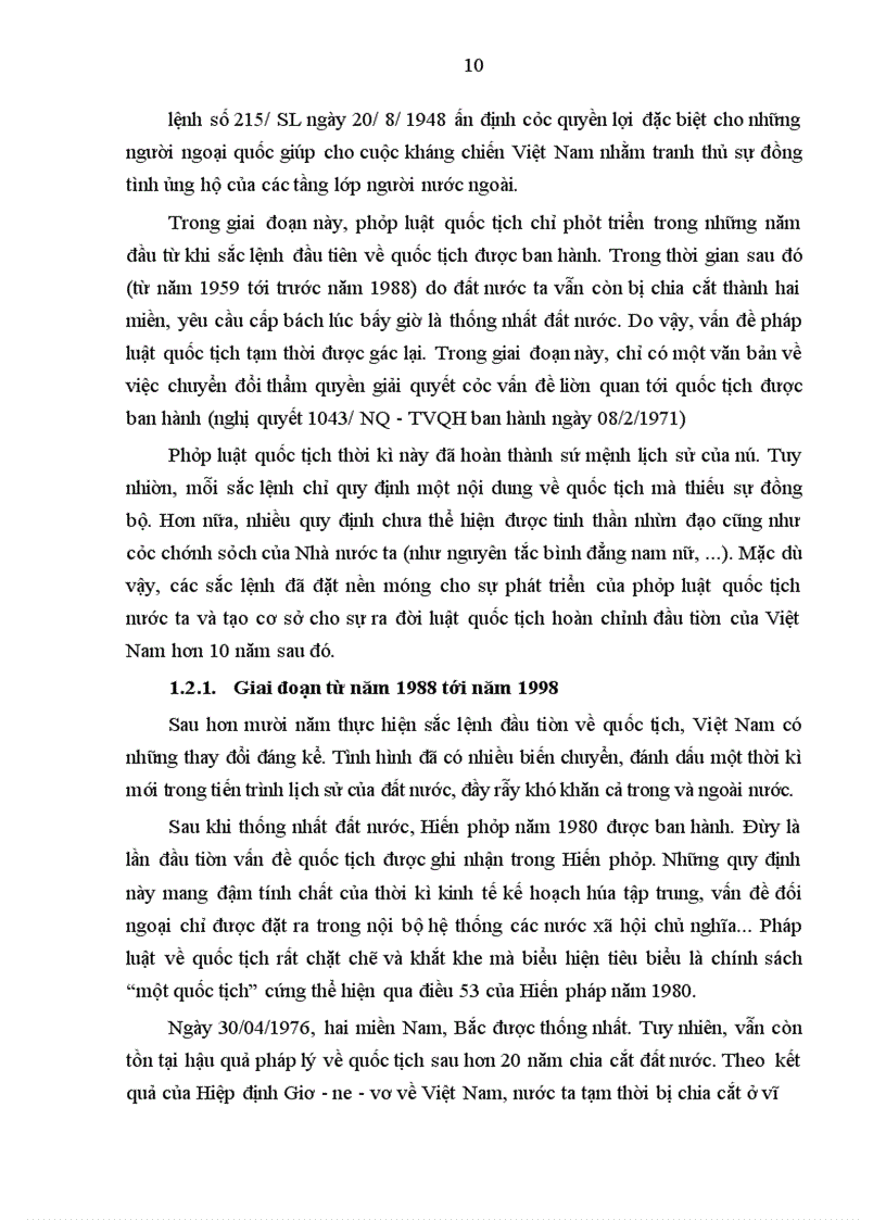 image for page Sự phát triển của pháp luật quốc tịch Việt Nam qua các thời kì