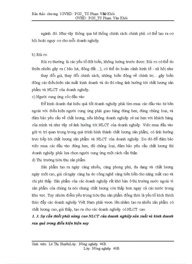 image for page Một số giải pháp nâng cao năng lực cạnh tranh mặt hàng rau quả xuất khẩu của Tổng công ty rau quả, nông sản